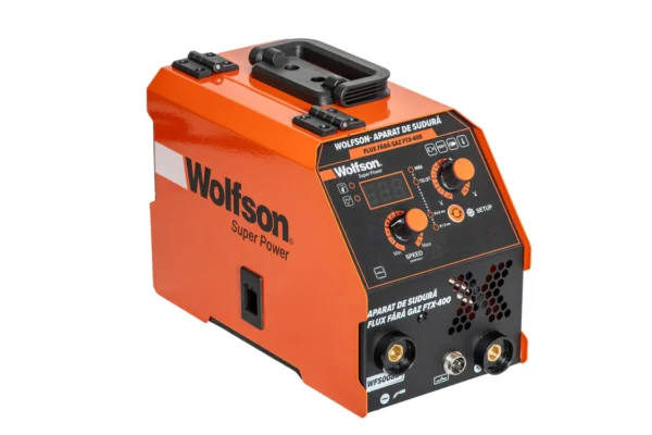 Aparat de sudura Wolfson FTX-400, flux fara gaz MIG, MMA