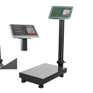 Cântar electronic Wolfson 350 Kg cu braț rabatabil și afișaj digital. Ideal pentru piețe, depozite sau ferme.