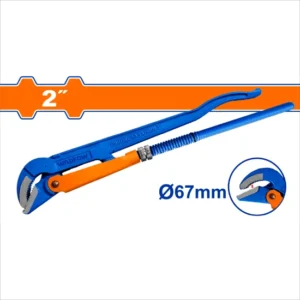 Cleste mops suedez Wadfow, diametru max de prindere 67mm, 2, 45 grade, portocaliu