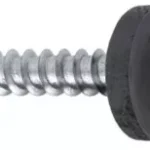 Autoforant 4,8x19 RAL 7024 cap hexagonal CH8 cu șaibă cauciuc (pentru metal)
