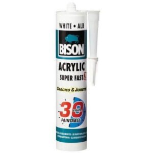 BISON – Acrylic Ultra Rapid, Alb, 300ml (uscare 30 minute)