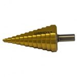 Burghiu în 12 trepte 6–38 mm HSS 4241 – prindere triunghiulară