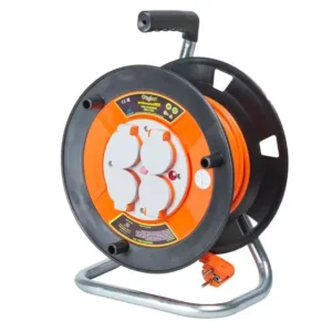 Derulator Cablu 35m | 4 Prize | 3x1.5mm² | IP44 Profesional