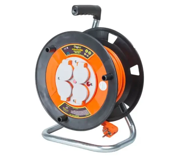 Derulator Cablu 35m | 4 Prize | 3x1.5mm² | IP44 Profesional