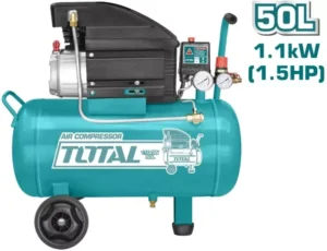 Compresor Aer pe Ulei TOTAL 50L – 8 Bari, 1100W
