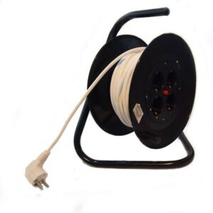 Derulator Cablu 30m | 4 Prize | 3x2.5mm² | IP44 Profesional