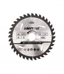 Disc cu vidia pentru lemn 160 MM