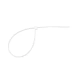 Set 100 Coliere de Cablu NV, 200x3.6 mm, Alb