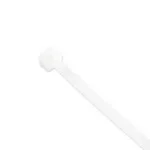 Set 100 Coliere de Cablu NV, 200x2.5 mm, Albe