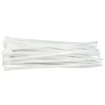 Set 100 Coliere de Cablu NV, 100x2.5 mm, Alb