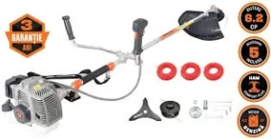 Motocoasa WOLFSON TRX-620, 2 CP, 52CC, 5 accesorii, ham comfort plus