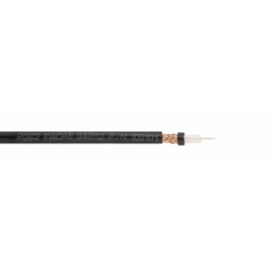 Coaxial RG6 1×0,6 mm triplu ecranaj, colac 100 m – cablu profesional 75 Ω
