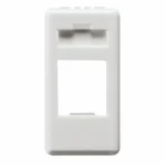Tastă Albă Gewiss System - 1 Modul, pentru Conector RJ45/HDMI