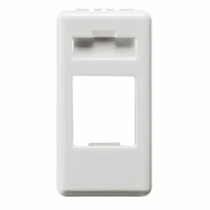 Tastă Albă Gewiss System - 1 Modul, pentru Conector RJ45/HDMI