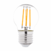 Bec LED Filament Sferic G45 2W E27 2700K Clar