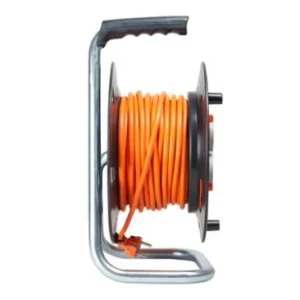 Derulator electric BY, 40m, 4 prize, cablu 3x2.5mm², IP44, pentru exterior