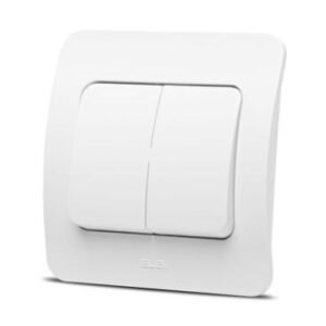 Comutator Simplu EL-JAZZ Alb | Control Esențial al Iluminatului cu Stil