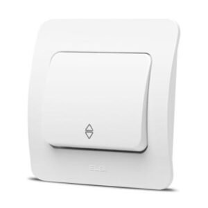 Întrerupător Cap Scară EL-JAZZ Alb | Control Eficient al Iluminatului din Două Puncte