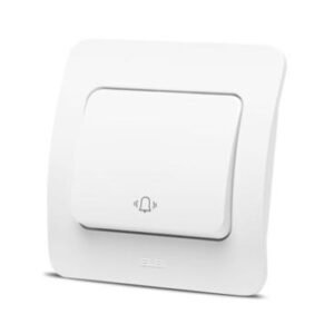 Întrerupător Sonerie EL-JAZZ Alb | Eleganță și Funcționalitate Discretă