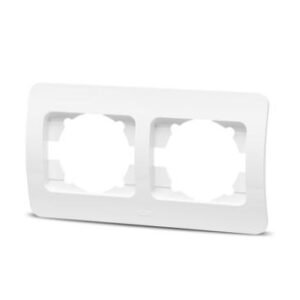 Ramă 2 Posturi EL-JAZZ Albă | Eleganță și Adaptabilitate Modulară