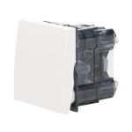 Întrerupător Dublu 2 Moduri EL-MODA Alb | Control Dual al Iluminatului cu Stil