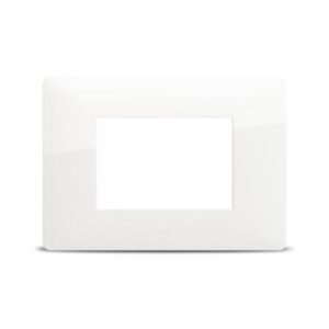 Ramă 3 Module EL-MODA Albă | Eleganță și Funcționalitate pentru Instalația Ta