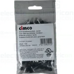 Pin dublu izolat GK 2x1.5/8 Negru - 100 bucăți