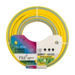 Furtun de Apă Profesional Armat, 3/4", Rolă de 25 m