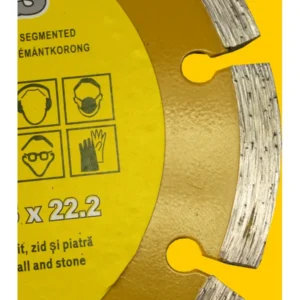 Disc Diamantat cu Segmente 125mm | Tăiere Uscată Beton & Cărămida