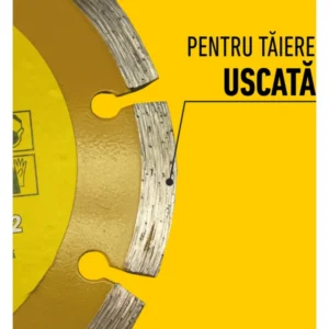 Disc Diamantat cu Segmente 125mm | Tăiere Uscată Beton & Cărămida