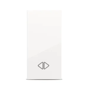 Întrerupător cruce EL_MODA alb, 1 modul, pentru montaj încastrat. Compatibil cu instalații în 3 sau mai multe puncte de comandă.