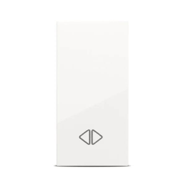 Întrerupător cruce EL_MODA alb, 1 modul, pentru montaj încastrat. Compatibil cu instalații în 3 sau mai multe puncte de comandă.