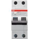 Întrerupător diferențial 10A 1P+N curba C 6kA 30mA – ABB DSH201