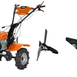 Motosapă pe benzină Wolfson Imperio 7CP, 212cc, plug + rariță + roți