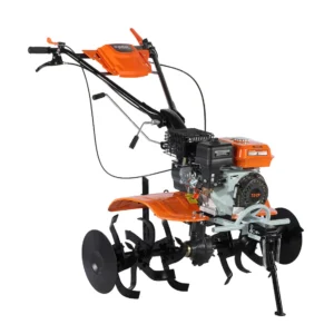 Motosapă pe benzină Wolfson Imperio 7CP, 212cc, plug + rariță + roți