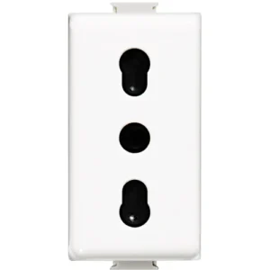 Bticino Matix - Priză Italia 1 Modul, Albă (AM5180-EU)