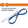 Cheie cu banda Wadfow 11, diametru prindere 30MM-190mm, lungime centura 820mm
