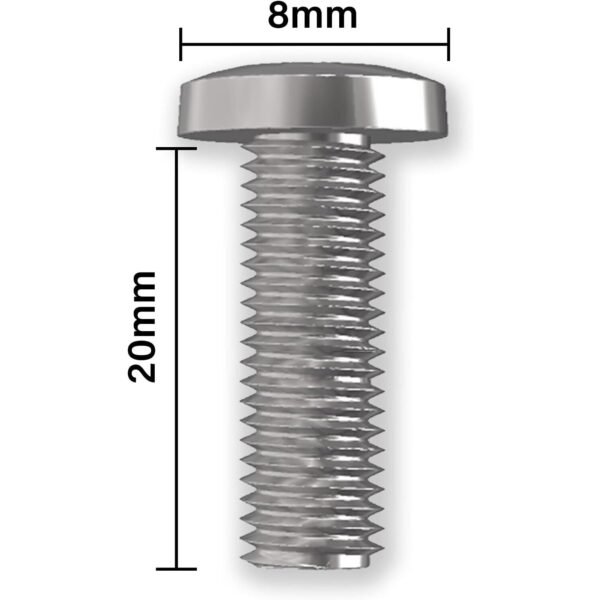 M8×20 Șurub torbant zincat – autofiletant – pachet 50 buc