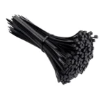 Set 100 coliere cablu NV 100x2.5mm, negru