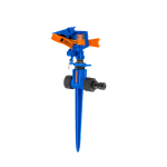 Aspersor cu impuls Wadfow, 2 duze, suprafata udare 453mp, pulverizare reglabila de la 20° la 360°