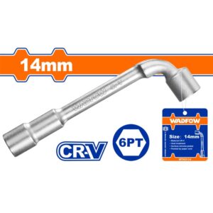 Cheie tubulara tip L Wadfow, Cr-V, dimensiune 14mm