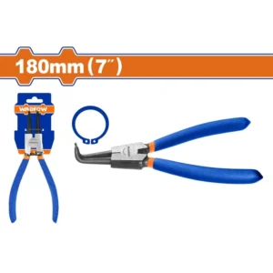 Cleste pentru sigurante externe Wadfow, 7/180mm, cap indoit, albastru