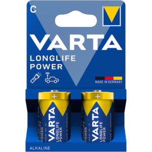 Baterii Alkaline Varta Longlife Power C, LR14, 2 buc