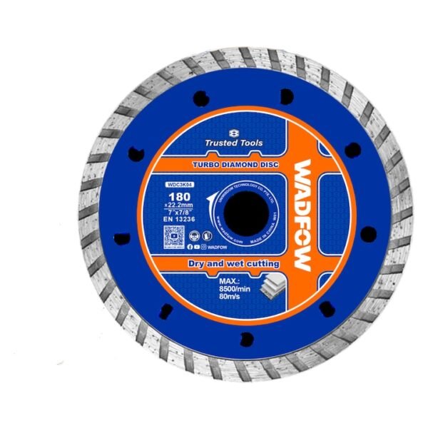 Disc debitare beton Wadfow, dimensiune 180mmx22.2mm