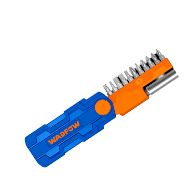 Set surubelnita cu capete de biti, Cr-V, 12 piese