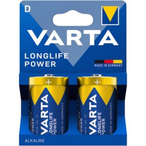 Baterii Alkaline Varta Longlife Power D, 2 buc