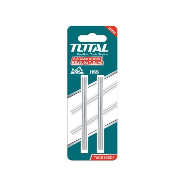 Set 2 cutite 82x5.5X1.2 mm pentru masina rindeluit TOTAL