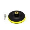 Suport Șmirghel PVC cu Burete și Scai, 125 mm, M14 + Adaptor pentru Bormașină