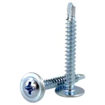 Șurub autoforant 4,2x32 mm cap plat + șaibă – încrucișat PH2