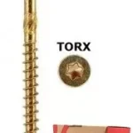 Șurub Dulgherie 8x320mm ZG TX40 | Fixare Robustă Lemn Cap Șaibă / Plat